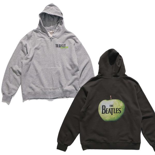 ビートルズ【THE BEATLES】THE BEATLES ZIP HOOD アップル ジップパーカー パーカー フルジップ フード 長袖 メンズ レディース バンド ロック