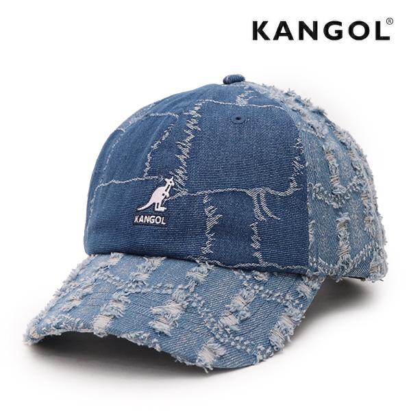カンゴール【KANGOL】DENIM MASHUP BASEBALL ロゴ デニムキャップ CAP ベースボールキャップ 帽子 ユニセックス カジュアル ワンポイント【ネコポス発送】