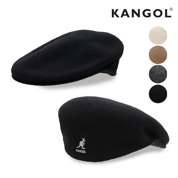 カンゴール【KANGOL】233-069601 WOOL 504 ハンチング 帽子 ハット ウール ロゴ ユニセックス メンズ レディース BLACK【ネコポス発送】