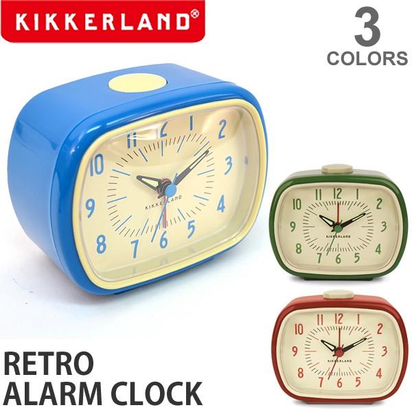 キッカーランド/KIKKERLAND RETORO ALARM CLOCK AC08 インテリア