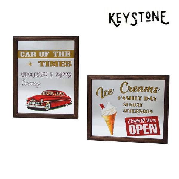 キーストーン【KEYSTONE】パブミラー CAR OF THE TIMES / ICE CREAMS