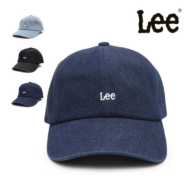 リー【Lee】10OZ DENIM CAP デニム キャップ 帽子 綿100％ コットン ロゴ サイズ調整可能 ユニセックス ロゴ【ネコポス発送】