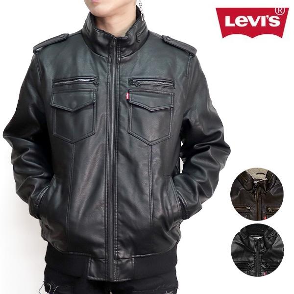 ブラック　ミリタリージャケット Levi's リーバイス 【levis】MILITARY SHERPA TRUCKER JACKET