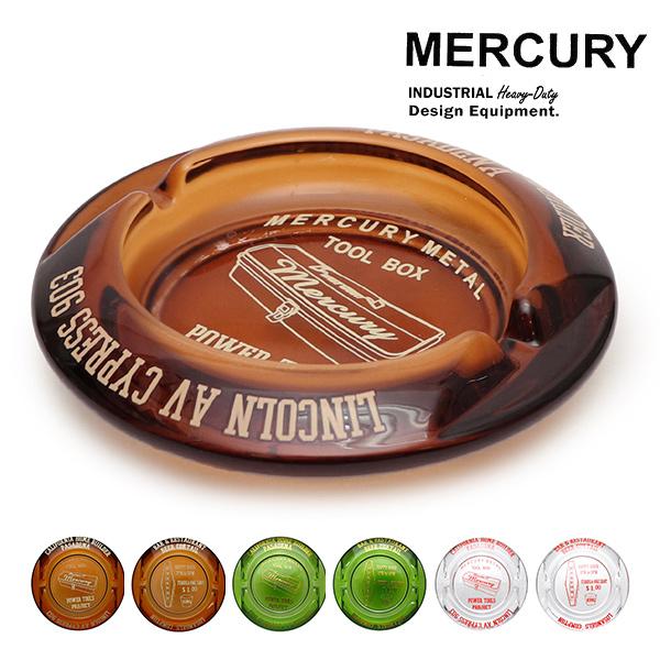マーキュリー【MERCURY】VINTAGE LINE GLASS ASHTRAY ヴィンテージ ライン ガラスアシュトレイ 灰皿 インテリア ガラス 小物入れ アメリカン雑貨 おしゃれ