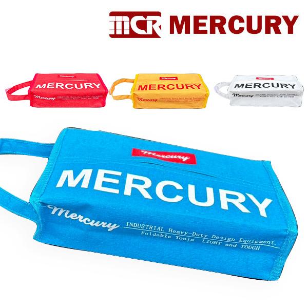 マーキュリー【MERCURY】ME0195 キャンバス ティッシュボックスカバー アメリカン雑貨 インテリア おしゃれ 折りたたみ【ネコポス発送】