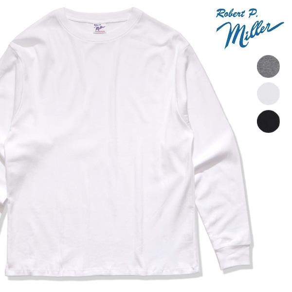 ロバート ピー ミラー【Robert P. Miller】142C Panel-rib L/S Tee 長袖 ロンT ロングスリーブ クルーネック 無地 リブ メンズ レディース【ネコポス発送】
