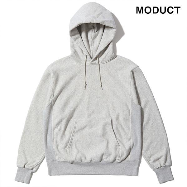 モダクト【MODUCT】MO69604 HORIZONTAL KNITTING SWEAT SHIRT “ARMY FOOTBALL” ホリゾンタルニッティングパーカ フーディ フード 裏起毛 東洋エンタープライズ