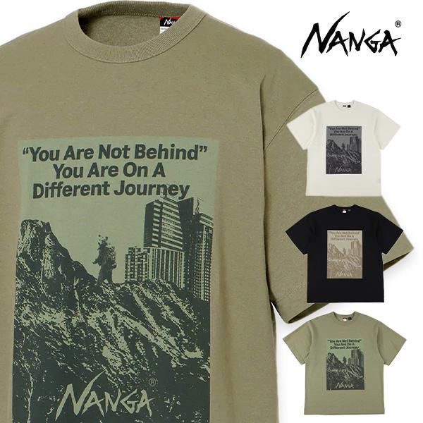 ナンガ【NANGA】ECO HYBRID FIELD TO CITY TEE エコハイブリッド フィールドトゥシティ Tシャツ 半袖 アウトドア リサイクル繊維 ユニセックス【ネコポス発送】