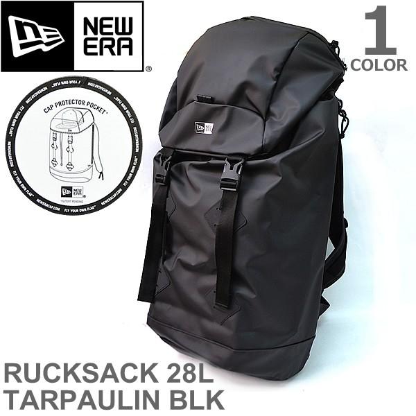 ニューエラ/ＮＥＷ ＥＲＡ RUCKSACK TARPAULIN BLK 28L ラックサック メンズ レディース バッグ リュック 大きい 通勤　通