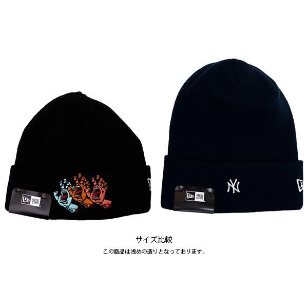 ニューエラ ｎｅｗ ｅｒａ カフニット ミッド Santa Cruz ニット ニット帽 日時指定 ビーニー サンタクルーズ 帽子 Black ブラック 浅め