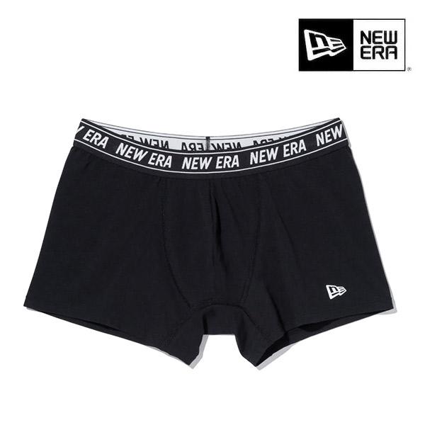 ニューエラ/NEW ERA ボクサーパンツ BOXER PANTS ブラック メンズ ボクサー ロゴ パンツ 前閉じ アンダーウェア 下着【ネコポス発送】