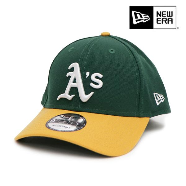 ニューエラ/NEW ERA 14525040 9FORTY オークランド・アスレチックス チームカラー キャップ 940 帽子 アジャスタブル クロスストラップ ロゴ ユニセックス