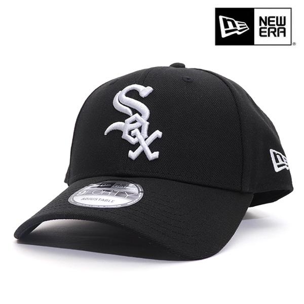 ニューエラ/NEW ERA 9FORTY シカゴ・ホワイトソックス CHICAGO WHITE SOX キャップ 帽子 マジックテープ ベルクロストラップ サイズ調整可能 ブラック