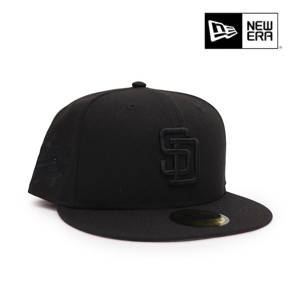 ニューエラ【ＮＥＷ ＥＲＡ】59FIFTY Tonal Logo サンディエゴ・パドレス ブラック キャップ 帽子 CAP ユニセックス