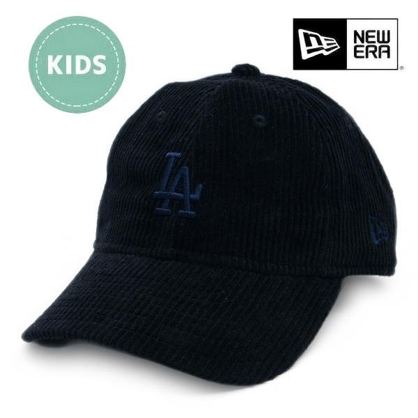 ニューエラ【NEW ERA】15125031 キッズ Youth 9TWENTY Corduroy ロサンゼルス・ドジャース キャップ 帽子 ユース 6〜15歳 子供 コーデュロイ【ネコポス発送】