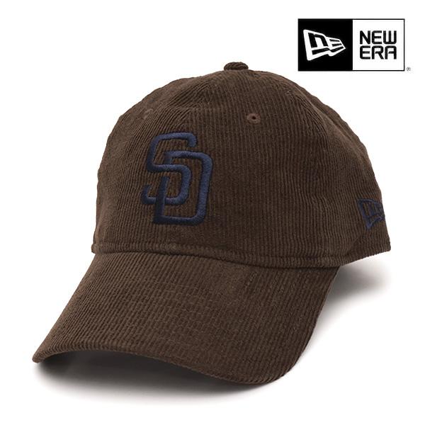 ニューエラ【ＮＥＷ ＥＲＡ】9TWENTY Corduroy 帽子 キャップ CAP コーデュロイ サンディエゴ・パドレス ユニセックス ウォルナット【ネコポス発送】