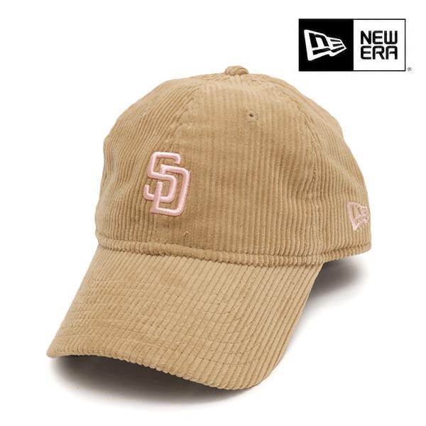 ニューエラ【ＮＥＷ ＥＲＡ】15137225 9TWENTY Corduroy サンディエゴ・パドレス キャップ 帽子 コーデュロイ メンズ レディース ベージュ【ネコポス発送】