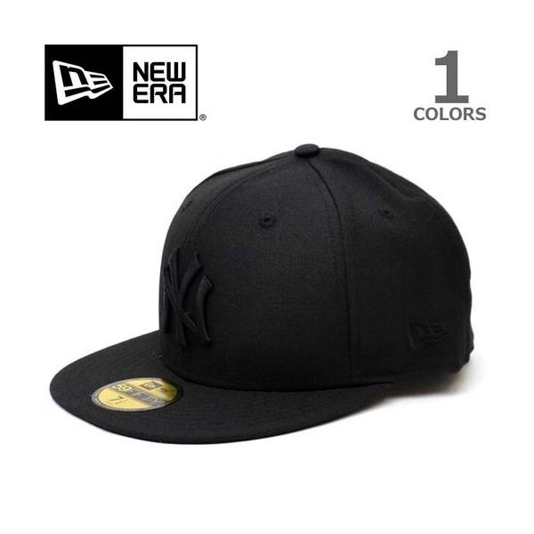 ＮＥＷ ＥＲＡニューエラ / 59FIFTY ニューヨーク ヤンキース New York Yankees 11591128 ベースボール キャップ 帽子 メンズ レディース ブラック USモデル
