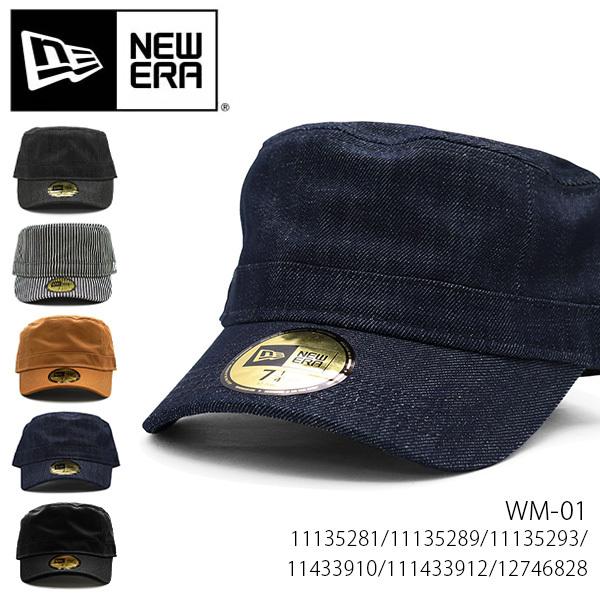 NEWERA デニム ワークキャップ NEW ERA（ニューエラ） ダックコットン デニム ヒッコリー キャップ