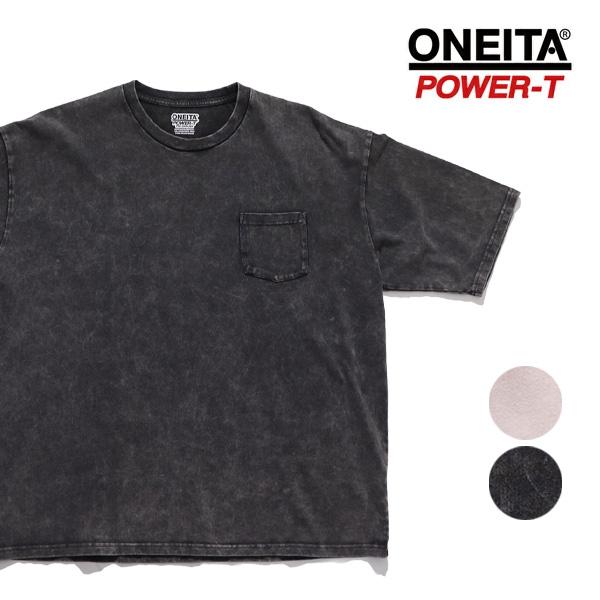オニータ/ONEITA Chemical washed Heavy S/S tee Tシャツ POWER-T