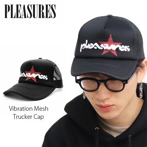 新品 PLEASURES プレジャーズ メッシュキャップ ブラック PLEASURES（プレジャー）の「PLEASURES/プレジャーズ LITHIUM