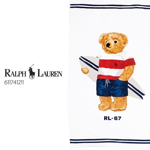ポロ ラルフローレン 【POLO RALPH LAUREN】611741211 BEAR BEACH TOWEL クマ 男の子 サーフボード ビーチ  バス タオル 出産祝い ギフト