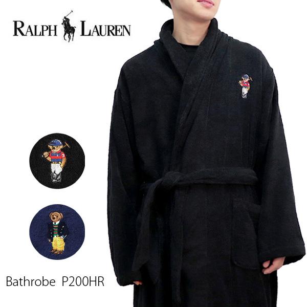 ポロ ラルフローレン【POLO RALPH LAUREN】P200HR バスローブ ガウン ポロベアー くま 人気 ロゴ 長袖 レディース メンズ