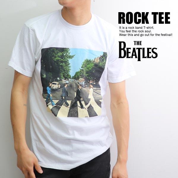 希少イギリス製ザビートルズBEATLES ABBEY ROAD TシャツL ザ・ビートルズ / アビイ・ロードTシャツ（メンズ） 【Tシャツ