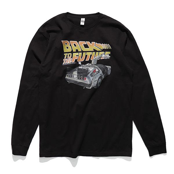 バック・トゥ・ザ・フューチャー【BACK TO THE FUTURE】L/S TEE BLACK 