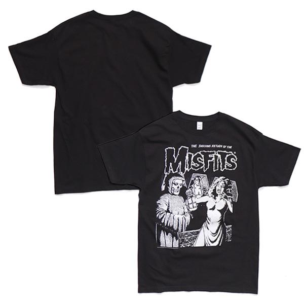 ミスフィッツ【MISFITS】MIS-SHOCKING TEE Tシャツ 半袖 ロックT バンドT ハードコア パンク バンド ロゴ アメリカ ヘヴィメタ ユニセックス【ネコポス発送】