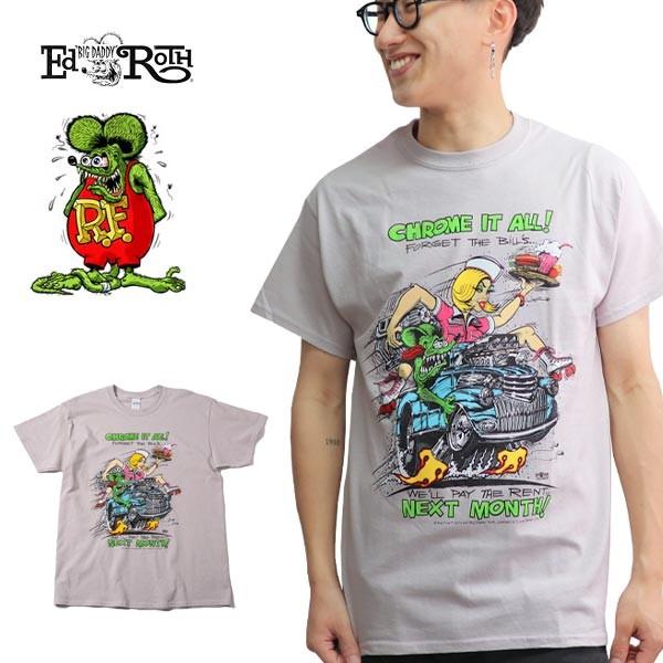 ラット フィンク【Rat Fink】CHROME エド・ロス モンスター ネズミ T 