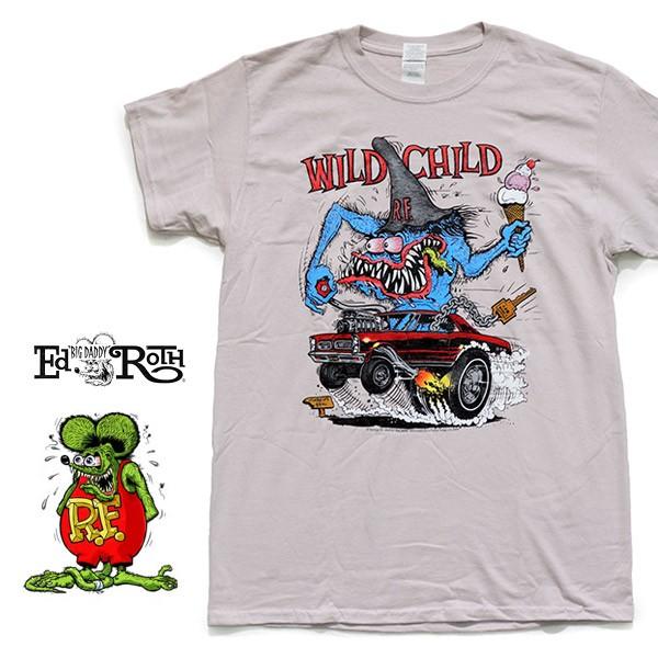 ラット フィンク Rat Fink Wild Child ライトグレー エド ロス モンスター Tシャツ ロックt バンドt ロゴt 正規品 本物 ネコポスのみ送料無料 Rock Rat Wild Tee ボブズストア 通販 Yahoo ショッピング