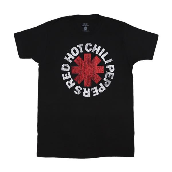 大人気 レッド ホット チリ ペッパーズ Red Hot Chili Peppers Basic ブラック 本物 正規品 ロゴt ベーシック ロックt バンドt Tシャツ ヒップホップ