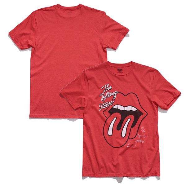 00s ROLLING STONES バンドTシャツ ROCK ビッグロゴ 00s ローリング ストーンズ ツアー イラスト プリント Tシャツ