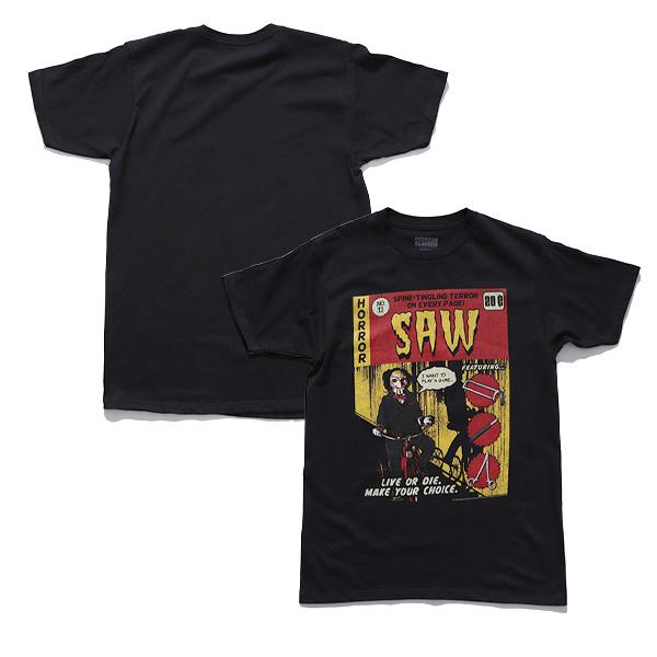 ソウ【SAW】TEE Tシャツ 半袖 ムービーT ロックT ホラー映画 アメリカ