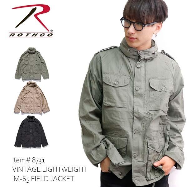 ROTHCO ロスコ 【Rothco】VINTAGE LIGHTWEIGHT M-65 FIELD JACKET 8731  