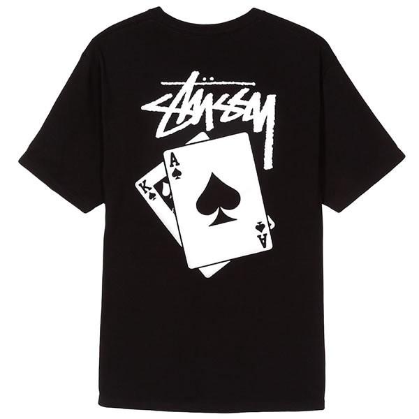 ステューシー Stussy メンズ Tシャツ Blackjack Tee 人気 半袖 Al完売しました Stussy トップス スチューシー カットソー