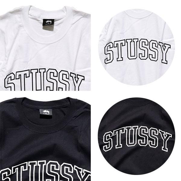 ステューシー Stussy Collegiate 激安 激安特価 送料無料 Arc Tee メンズ 半袖 Stussy 人気 ネコポス発送のみ送料無料 コットン トップス ロゴ Tシャツ