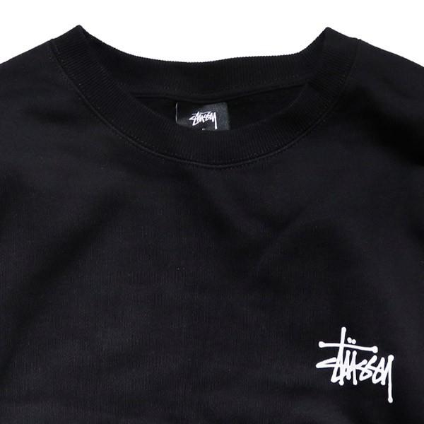 ステューシー Stussy Basic Crew スピード対応 全国送料無料 スウェット トレーナー 裏起毛 長袖 メンズ シンプル ロゴ ストリート クルーネック