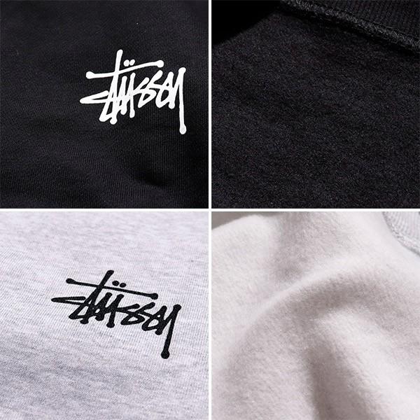 ステューシー Stussy Basic Crew スピード対応 全国送料無料 スウェット トレーナー 裏起毛 長袖 メンズ シンプル ロゴ ストリート クルーネック