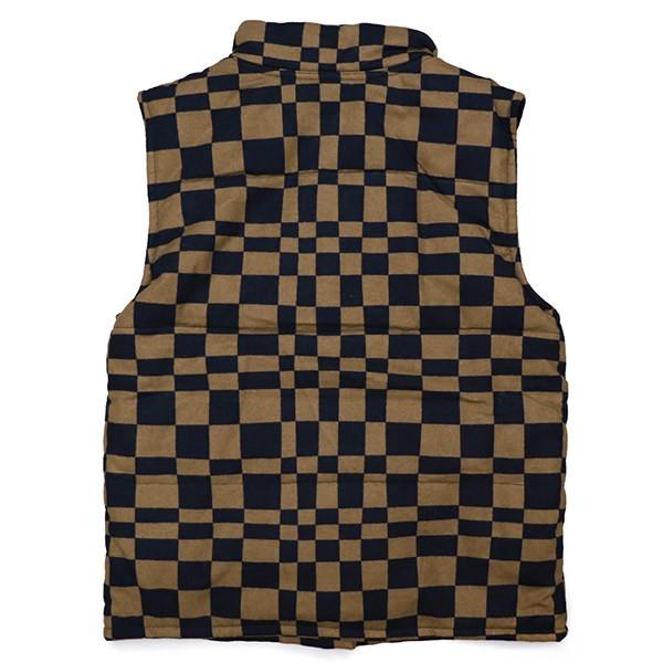 大きな割引 ベスト アウター ジャケット レディース Vest Puff Checker Sabi ステューシー Stussy ベスト アウター レディース ステューシー 防寒 Stussy スチューシー コート アウター Meorboston Org