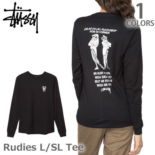 ステューシー トラスト Stussy レディース ロンt Rudies L Sl ロングtシャツ トップス Tシャツ Stussy Tee 長袖 スチューシー