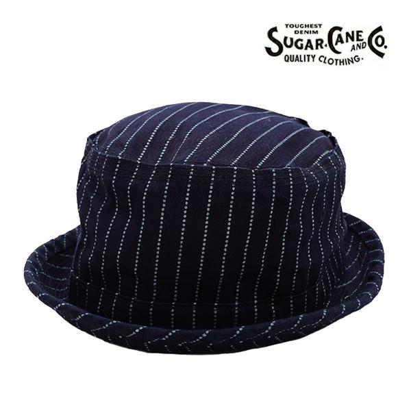 YAH　シュガーケーン　SUGAR CANE　ウォバッシュ　ハット SUGAR CANE シュガーケーン【SUGAR CANE】WABASH STRIPE PORKPIE HAT