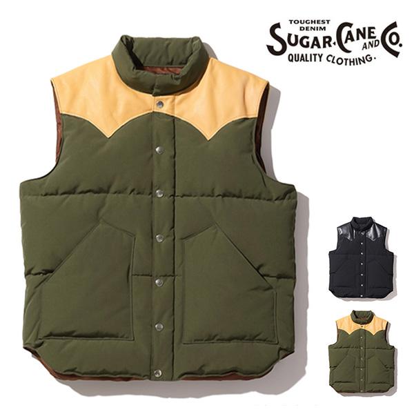 SUGAR CANE シュガーケーン【SUGAR CANE】SC15222 LEATHER YOKE T/C