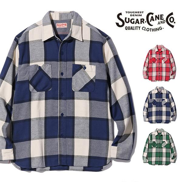 SUGAR CANE シュガーケーン【SUGAR CANE】SC29155 TWILL CHECK WORK