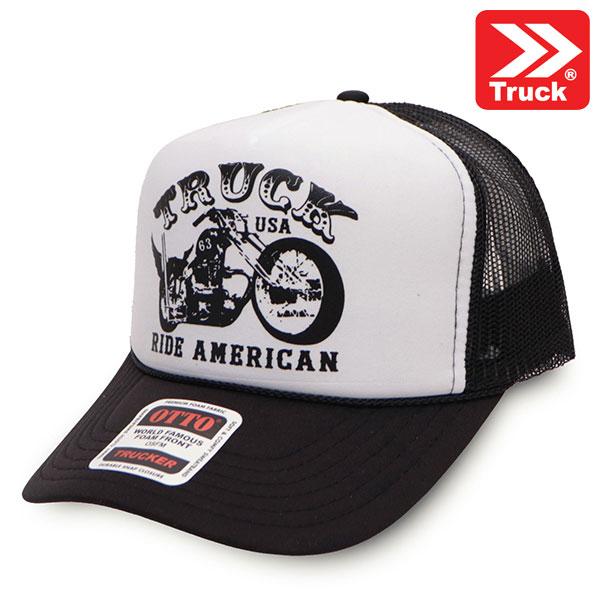 トラックブランド【TRUCK BRAND】TB-RIDEBIKE 帽子 キャップ メッシュ トラッカー メンズ レディース バイク ストリート アメカジ カジュアル スナップバック