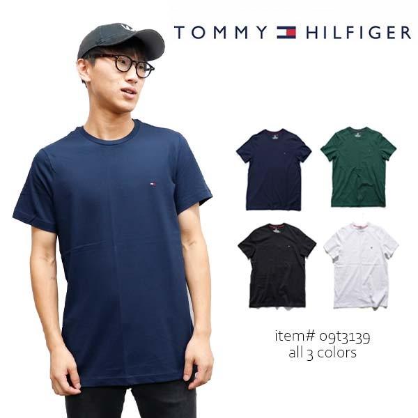 トミーヒルフィガー【TOMMY HILFIGER】 09T3139 Tシャツ 半袖 クルーネック メンズ フラッグ カットソー トップス  US規格【ネコポス発送のみ送料無料】