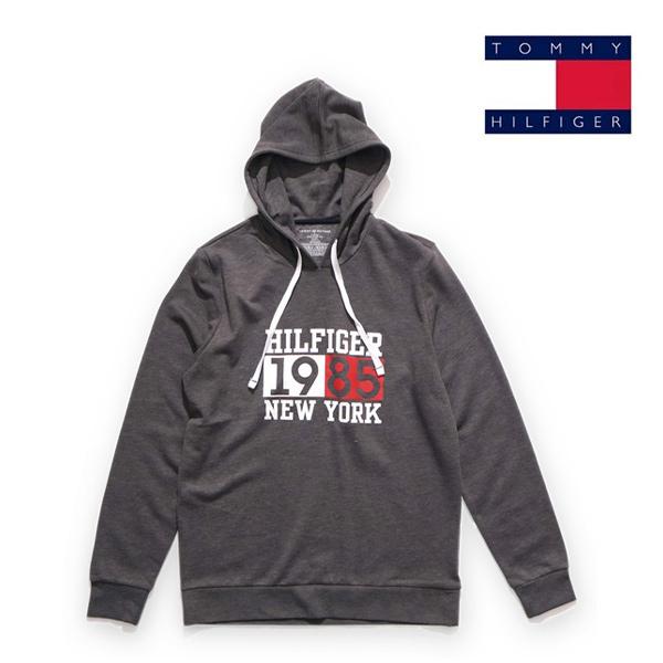 トミーヒルフィガー【TOMMY HILFIGER】HILFIGER 1985 NEW YORK HOODIE パーカー プルオーバー 長袖 フーディー メンズ レディース プリント【ネコポス発送】