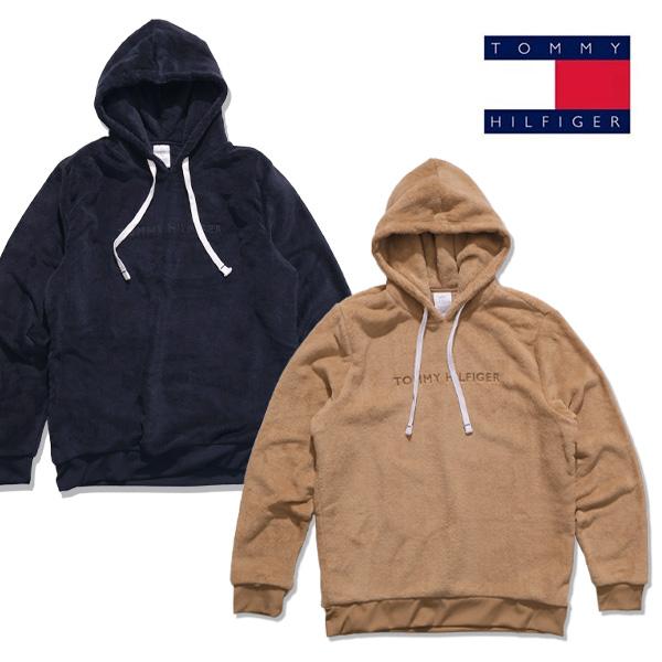 トミーヒルフィガー【TOMMY HILFIGER】BOA FLEECE PULLOVER HOODIE パーカー プルオーバー 長袖 メンズ レディース ボアフリース もこもこ 刺繍 ロゴ