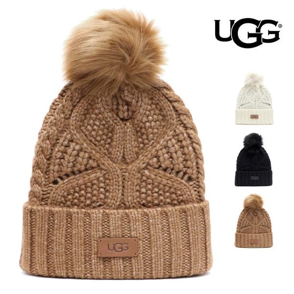 UGG 【UGG/アグ】100819 Cable Beanie With Pom ケーブル UGG 【UGG/アグ】100819 Cable Beanie With Pom ケーブル